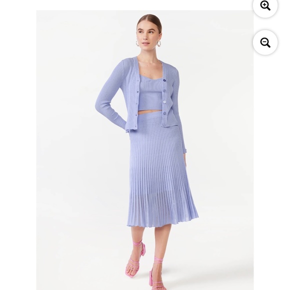 Scoop NYC Women’s Lavender Cardigan and Bralette Size Medium NWT - Picture 5 of 6